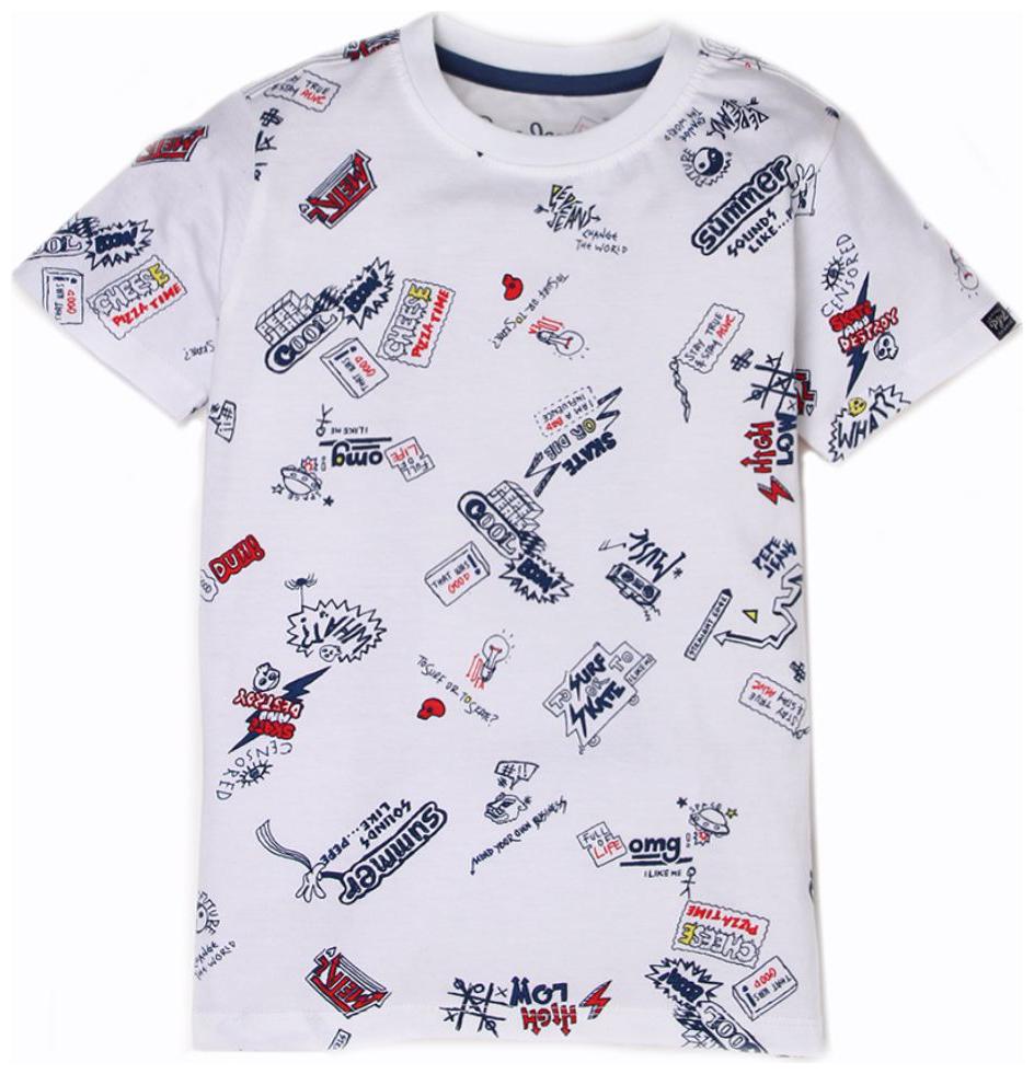 

Pepe Jeans Boy Cotton Printed T-shirt - White