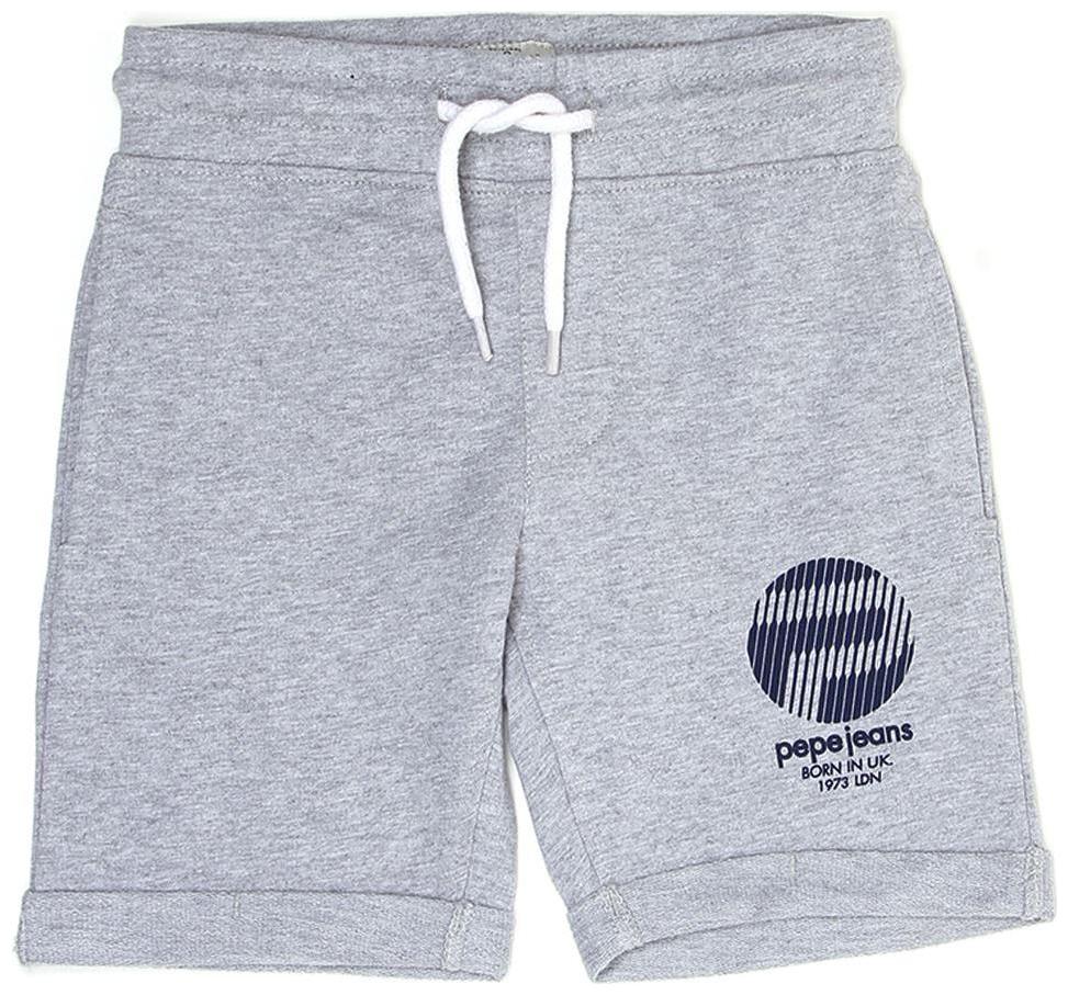 

Pepe Jeans Boys Grey Solid Shorts (Grey)