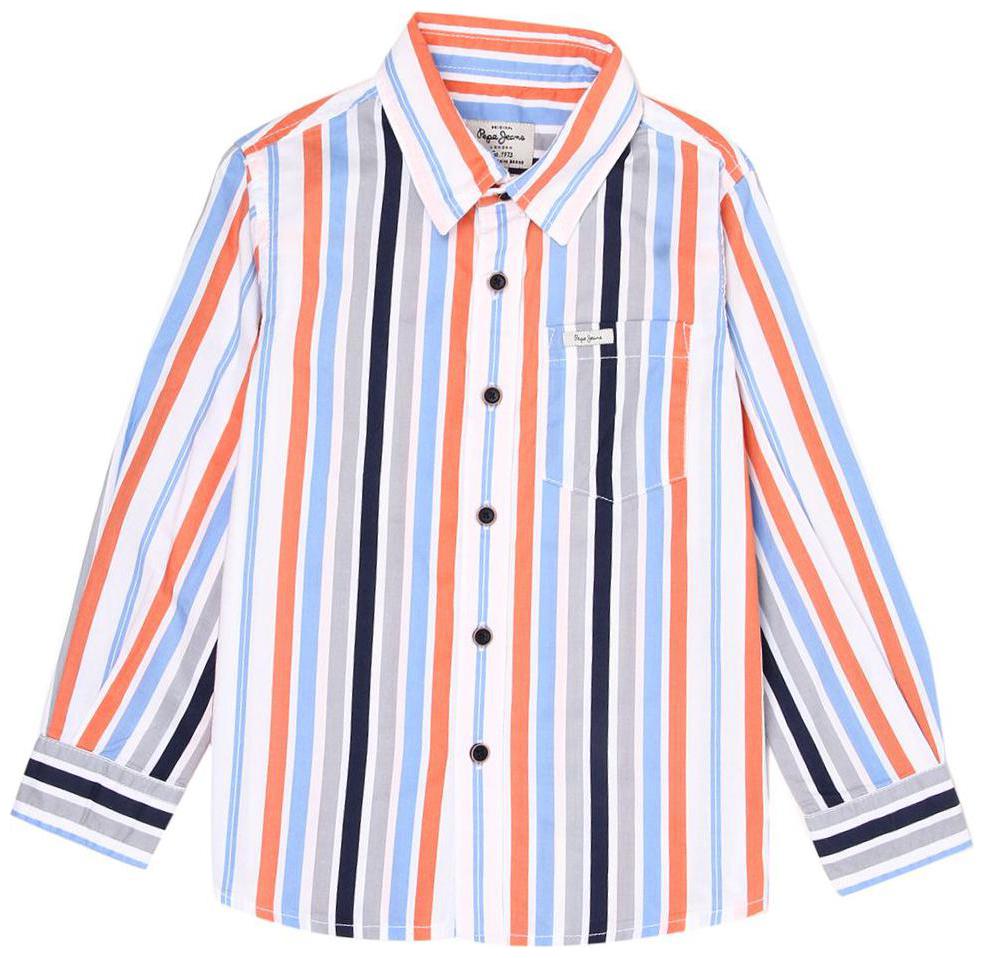 

Pepe Jeans Boy Cotton Striped Shirt Multi