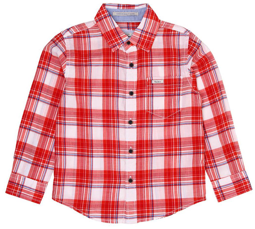 

Pepe Jeans Boy Cotton Checked Shirt Red