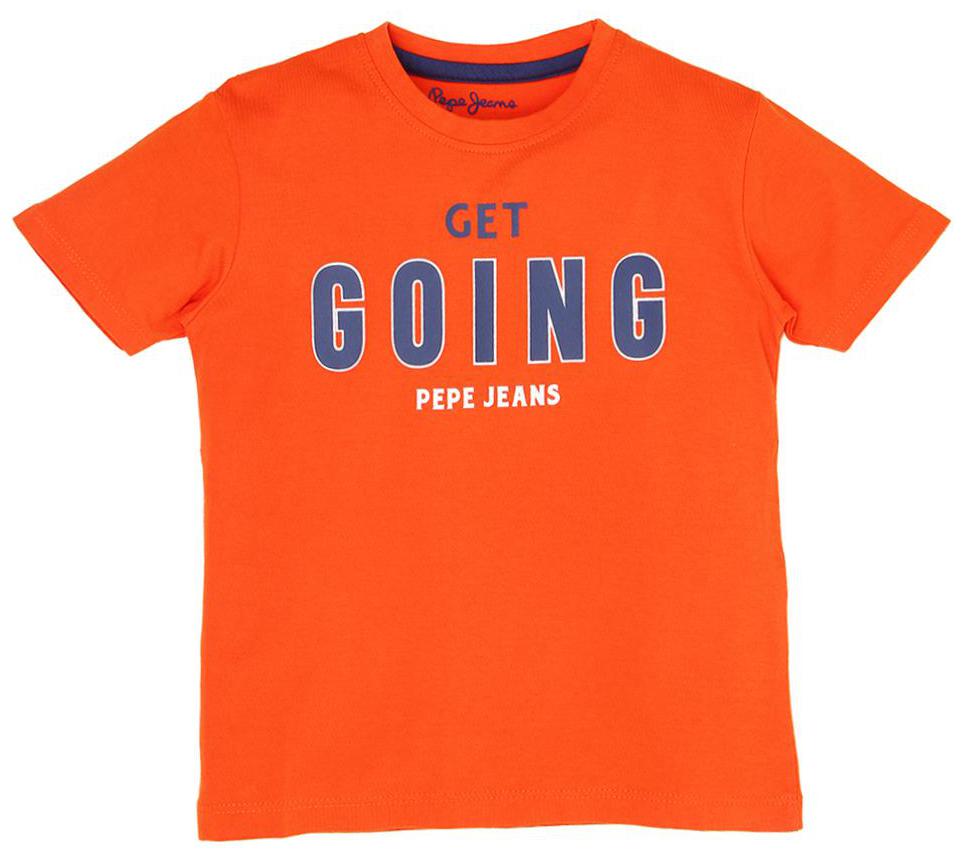 

Pepe Jeans Boy Cotton Printed T-shirt - Orange