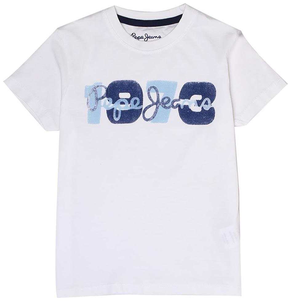 

Pepe Jeans Boy Cotton blend Printed T-shirt - White