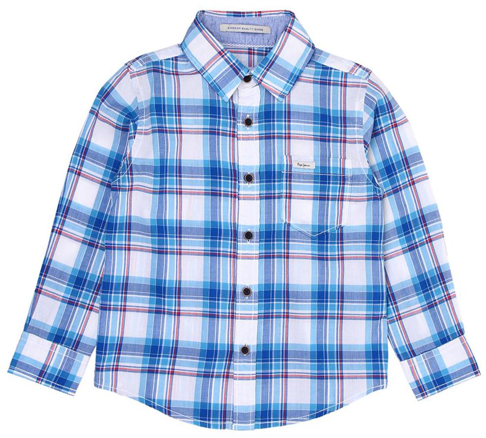

Pepe Jeans Boy Cotton Checked Shirt Blue