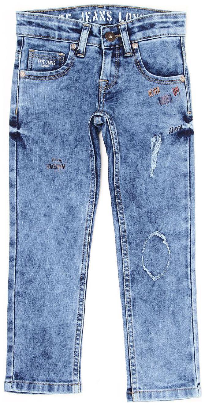 

Pepe Jeans Boys Blue Solid Casual Jeans