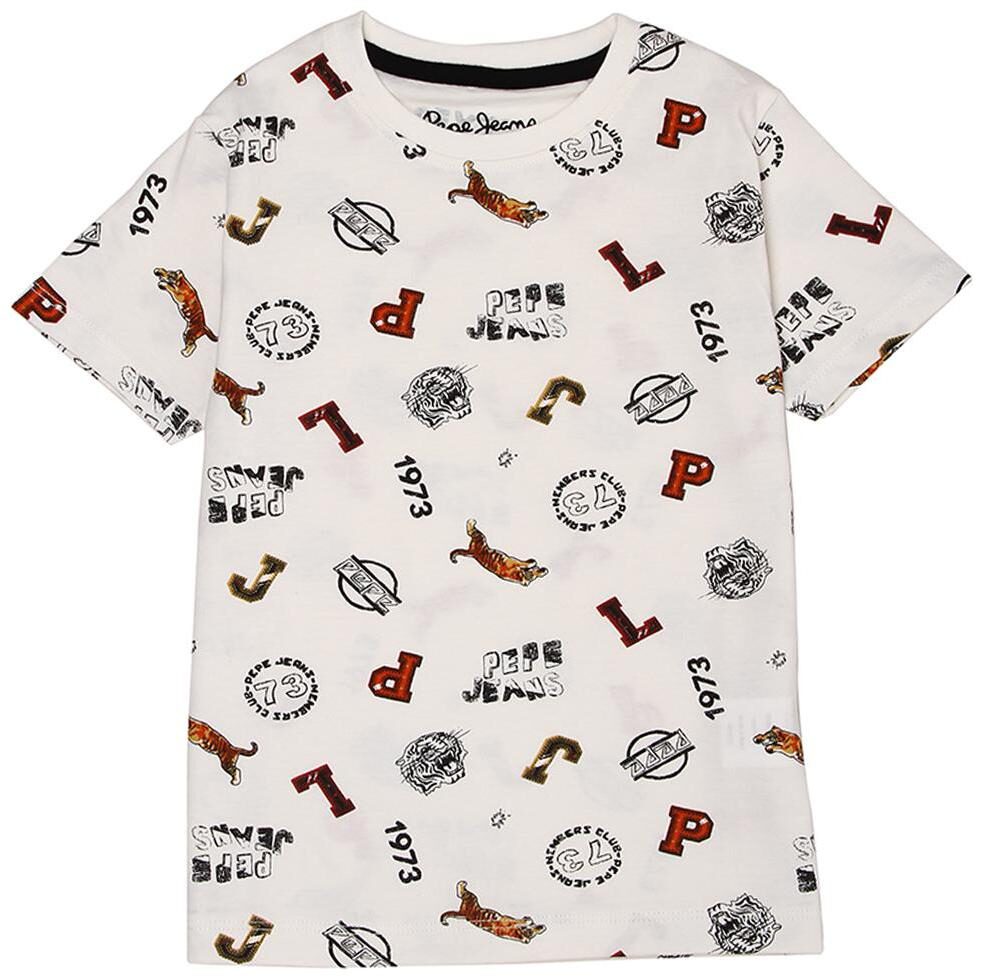 

Pepe Jeans Boy Cotton Printed T-shirt - White