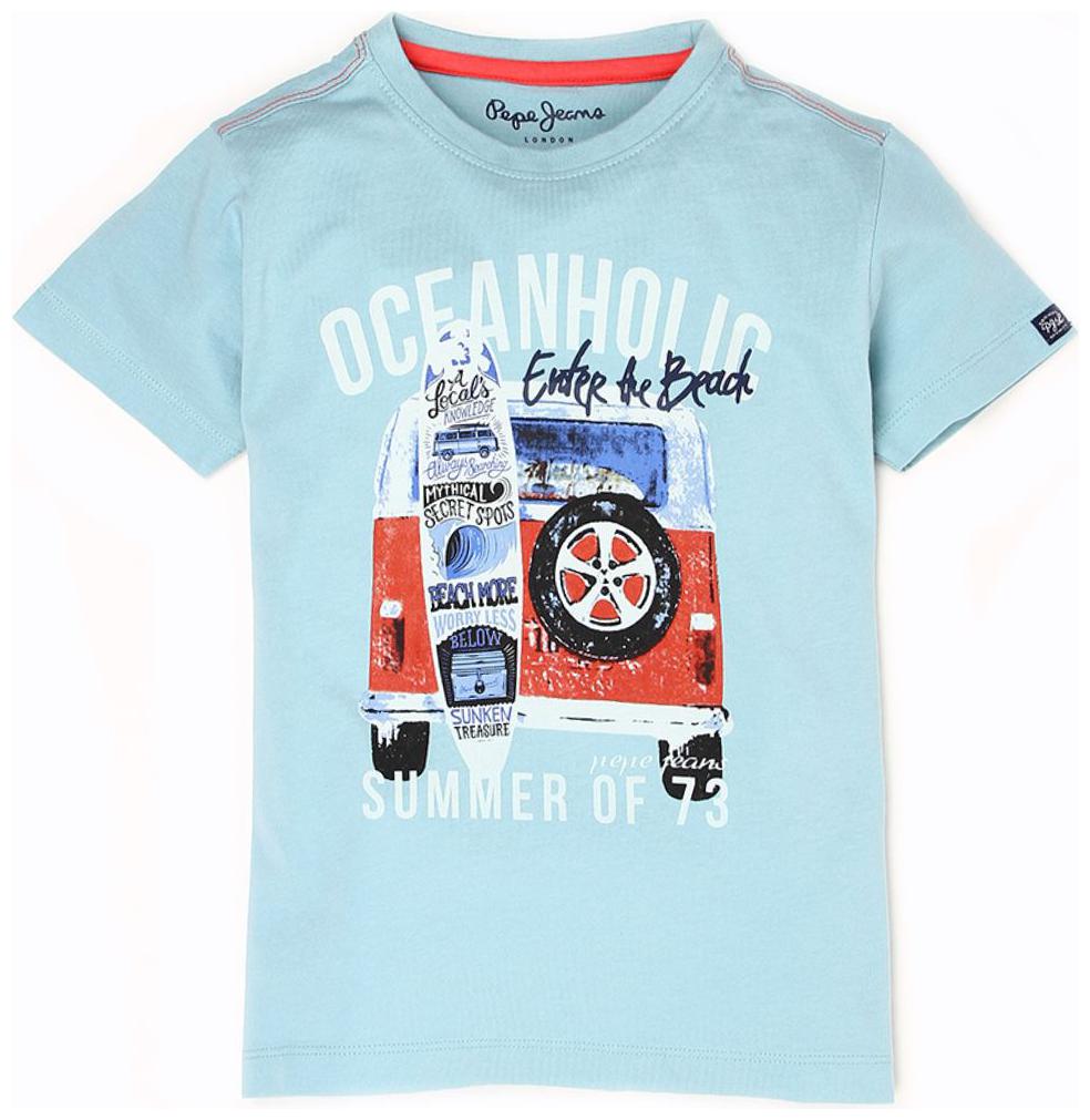 

Pepe Jeans Boy Cotton Printed T-shirt - Blue