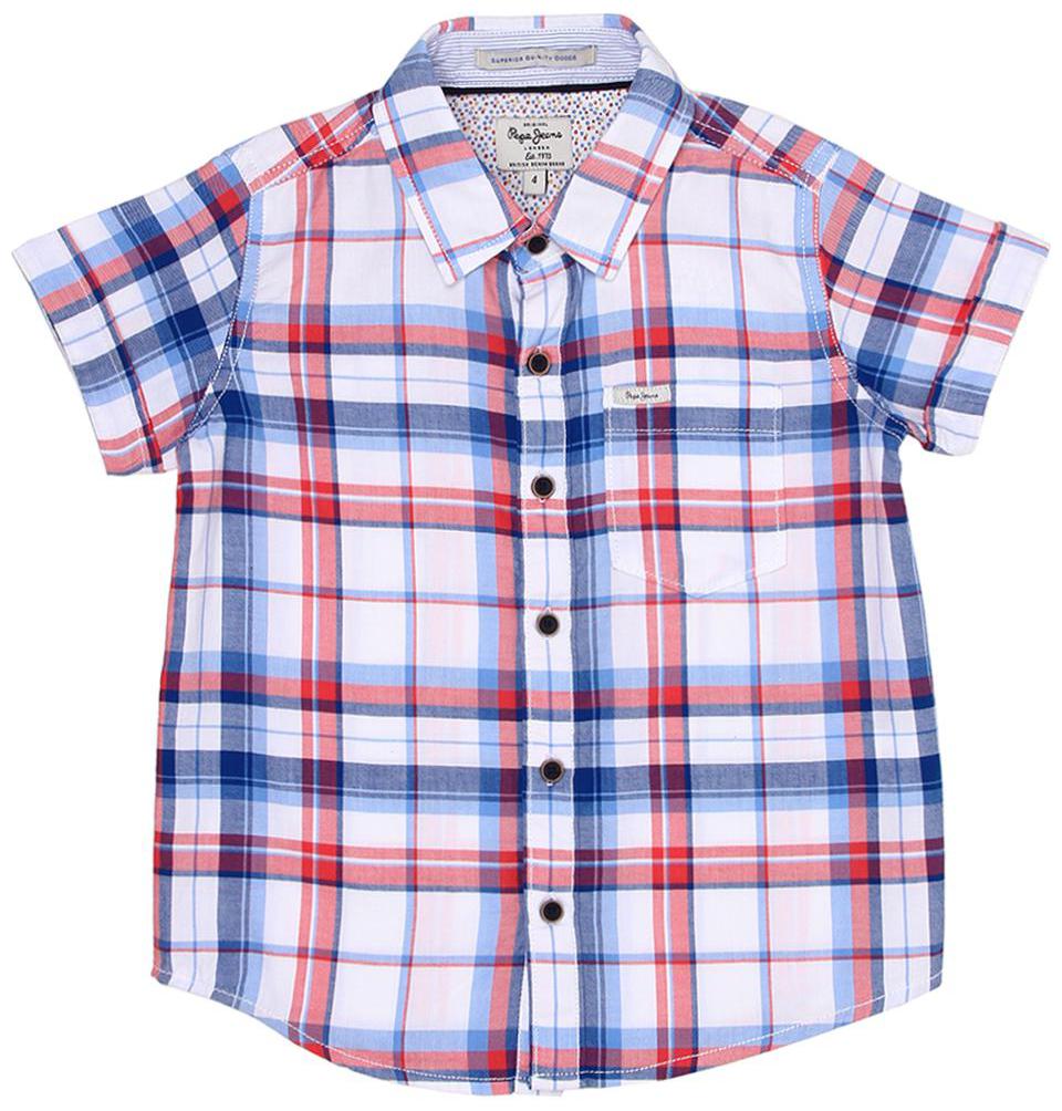 

Pepe Jeans Boy Cotton Checked Shirt Red