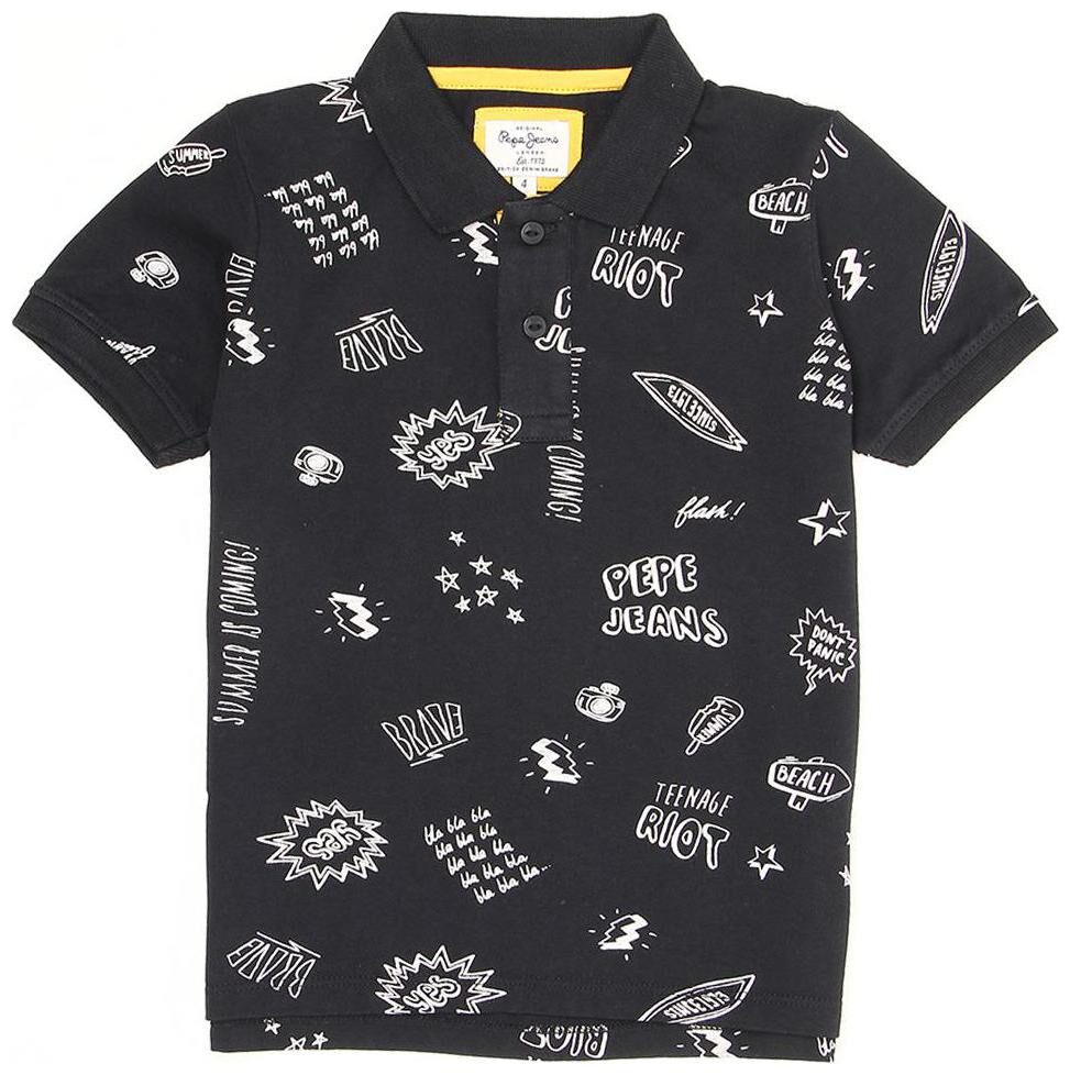 

Pepe Jeans Boy Cotton Printed T-shirt - Black