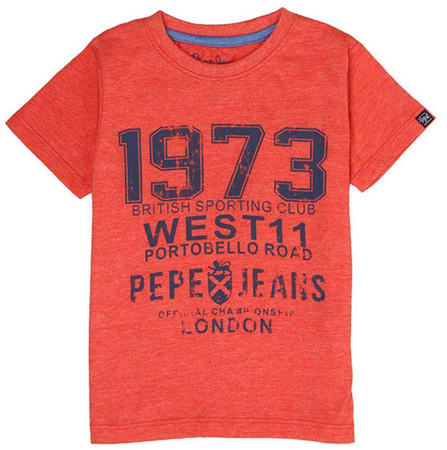 

Pepe Jeans Boy Cotton Printed T-shirt - Red