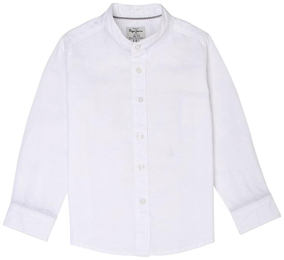 

Pepe Jeans Boy Linen Solid Shirt White