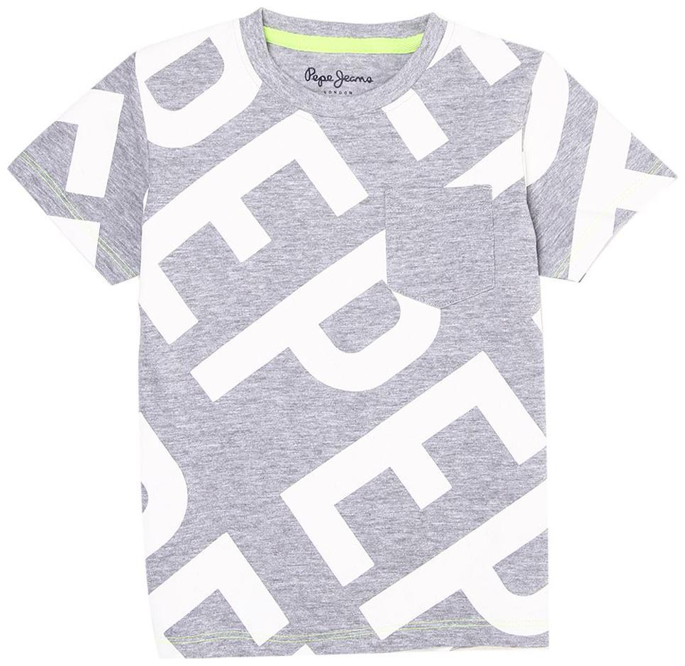 

Pepe Jeans Boy Cotton Printed T-shirt - Grey