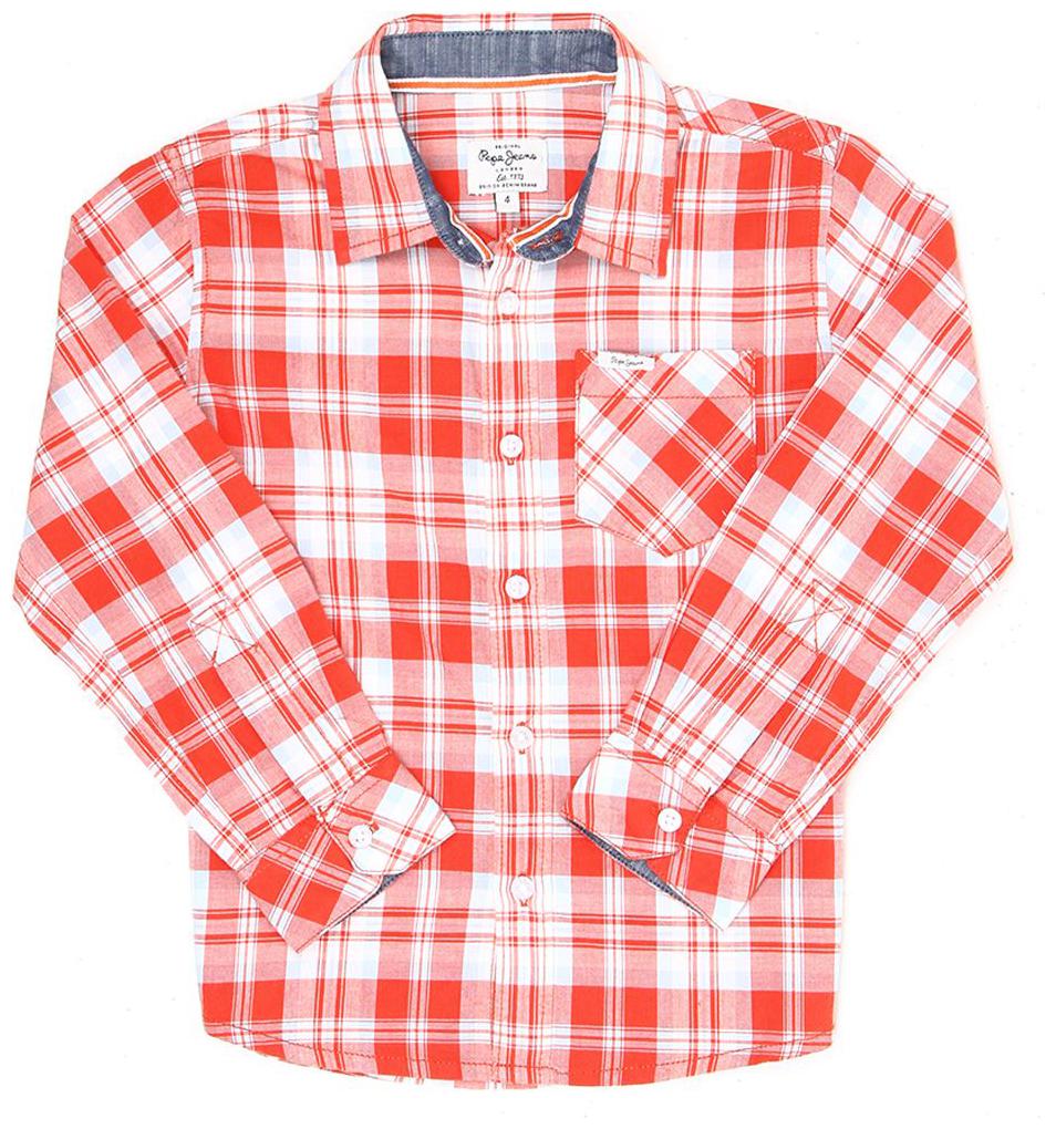 

Pepe Jeans Boy Cotton Checked Shirt Red