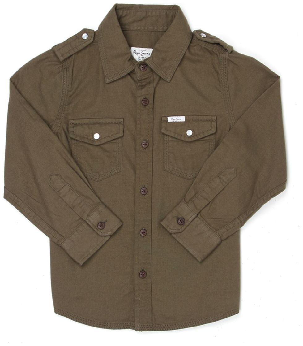 

Pepe Jeans Boy Cotton Solid Shirt Green