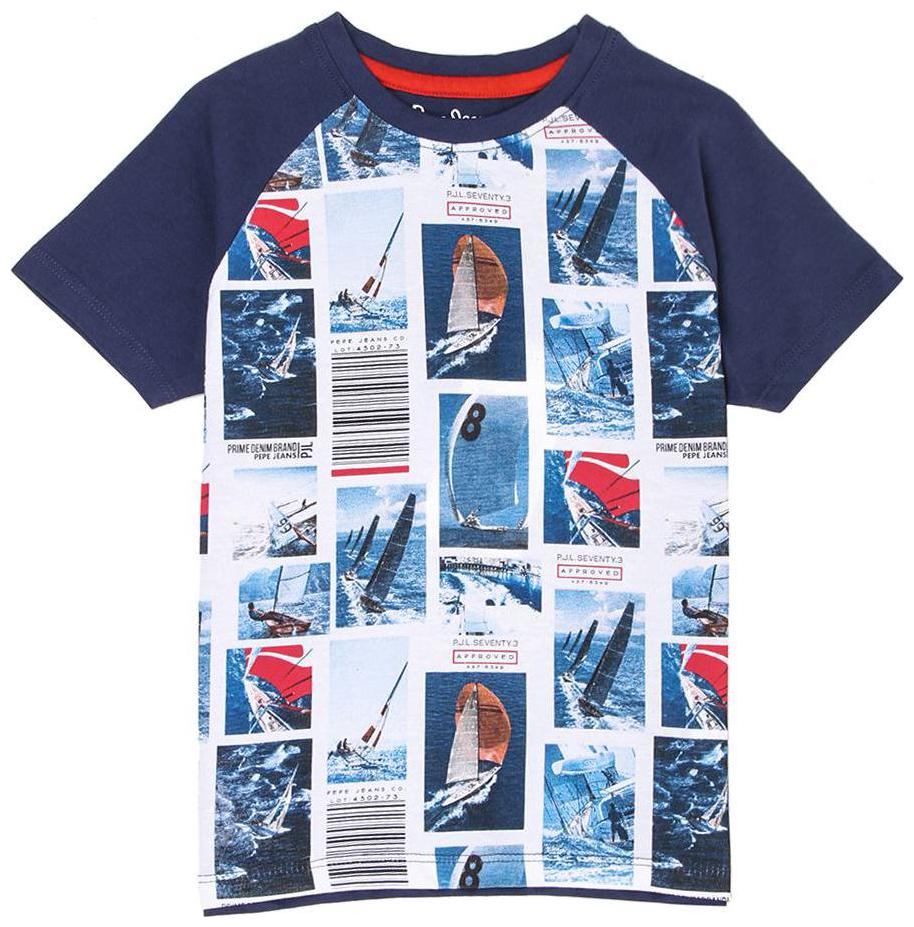 

Pepe Jeans Boy Cotton Printed T-shirt - Blue
