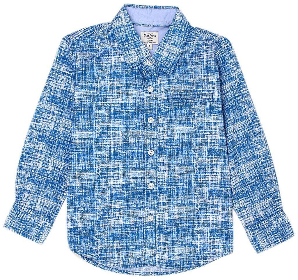 

Pepe Jeans Boy Cotton Printed Shirt Blue