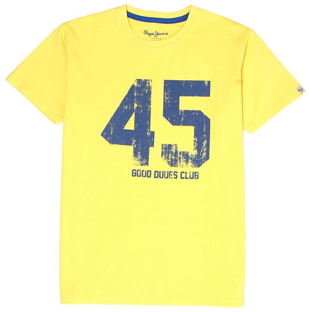 

Pepe Jeans Boy Cotton Printed T-shirt - Yellow