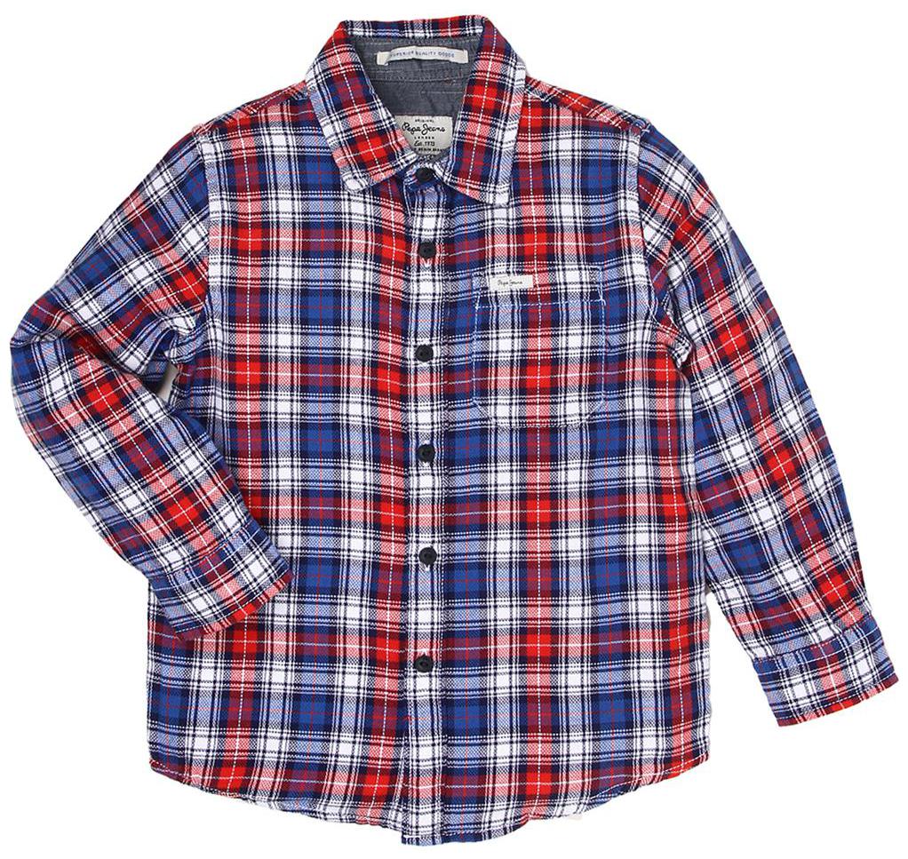 

Pepe Jeans Boy Cotton Checked Shirt Red