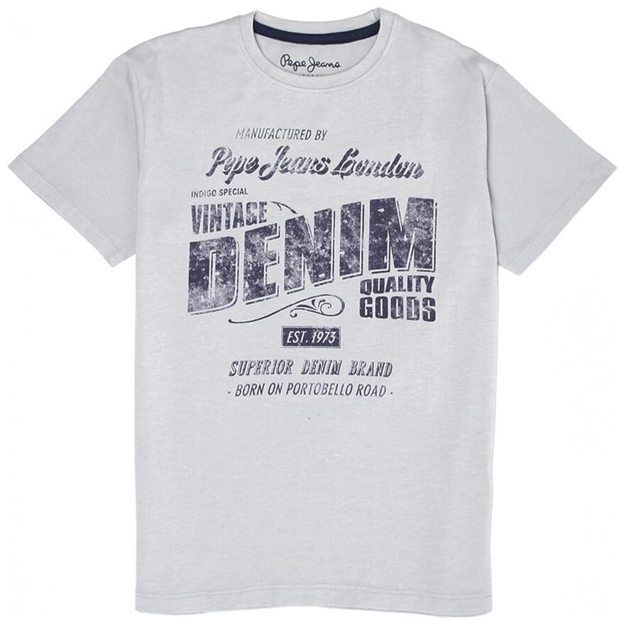 

Pepe Jeans Boy Cotton Printed T-shirt - Grey