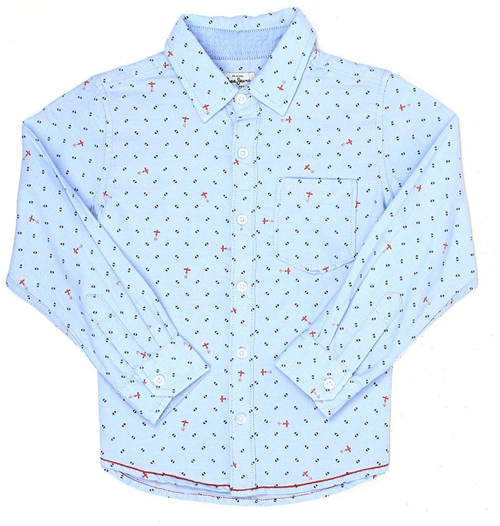 

Pepe Jeans Boy Cotton Printed Shirt Blue