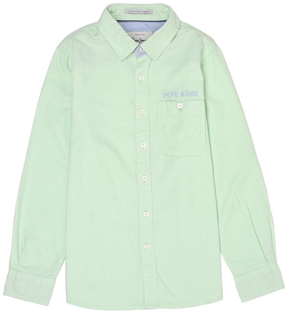 

Pepe Jeans Boy Cotton Solid Shirt Green