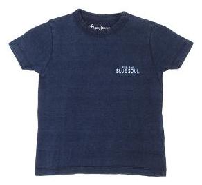 

Pepe Jeans Boy Cotton Solid T-shirt - Blue