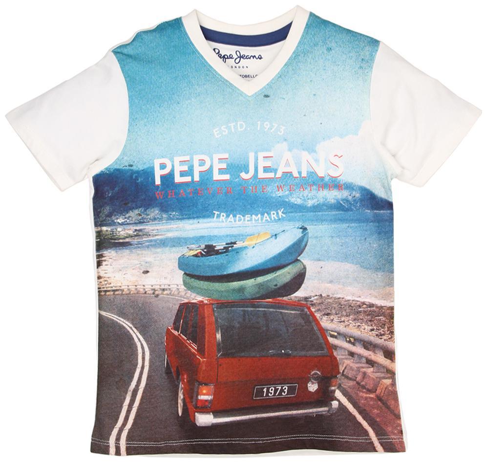 

Pepe Jeans Boy Cotton Printed T-shirt - Multi