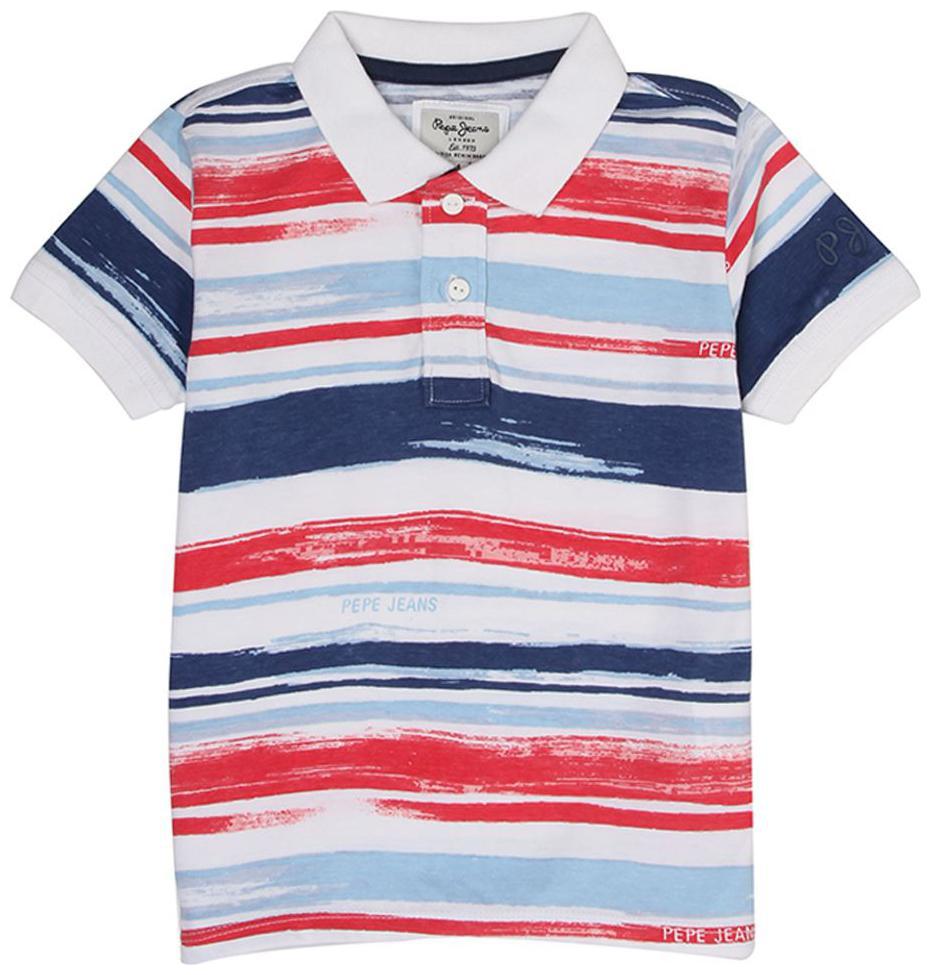 

Pepe Jeans Boy Cotton Striped T-shirt - Multi