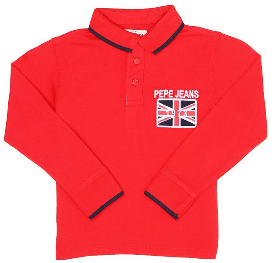 

Pepe Jeans Boys Casual Wear Polo T-Shirt Red