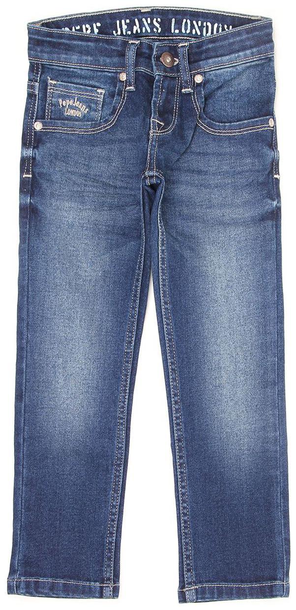 

Pepe Jeans Boys Blue Solid Casual Jeans