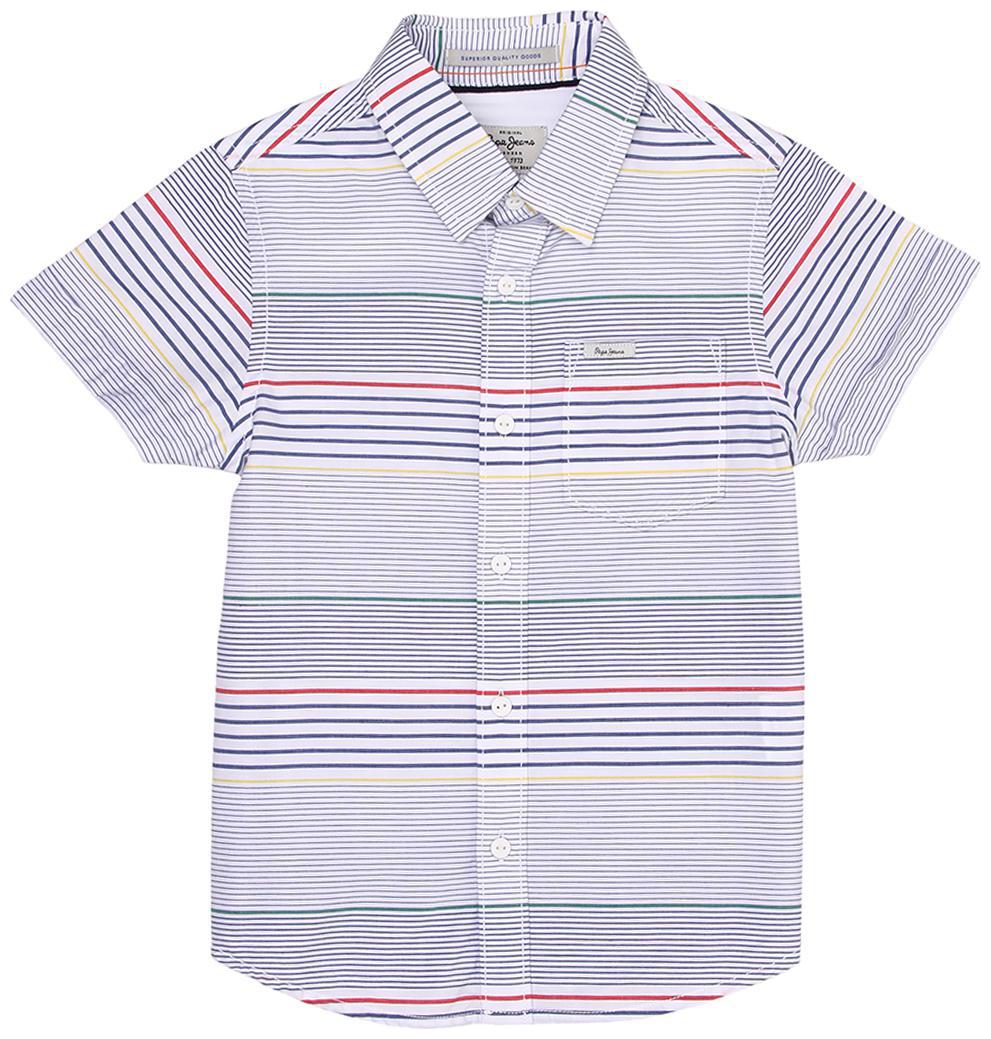 

Pepe Jeans Boy Cotton Striped Shirt White