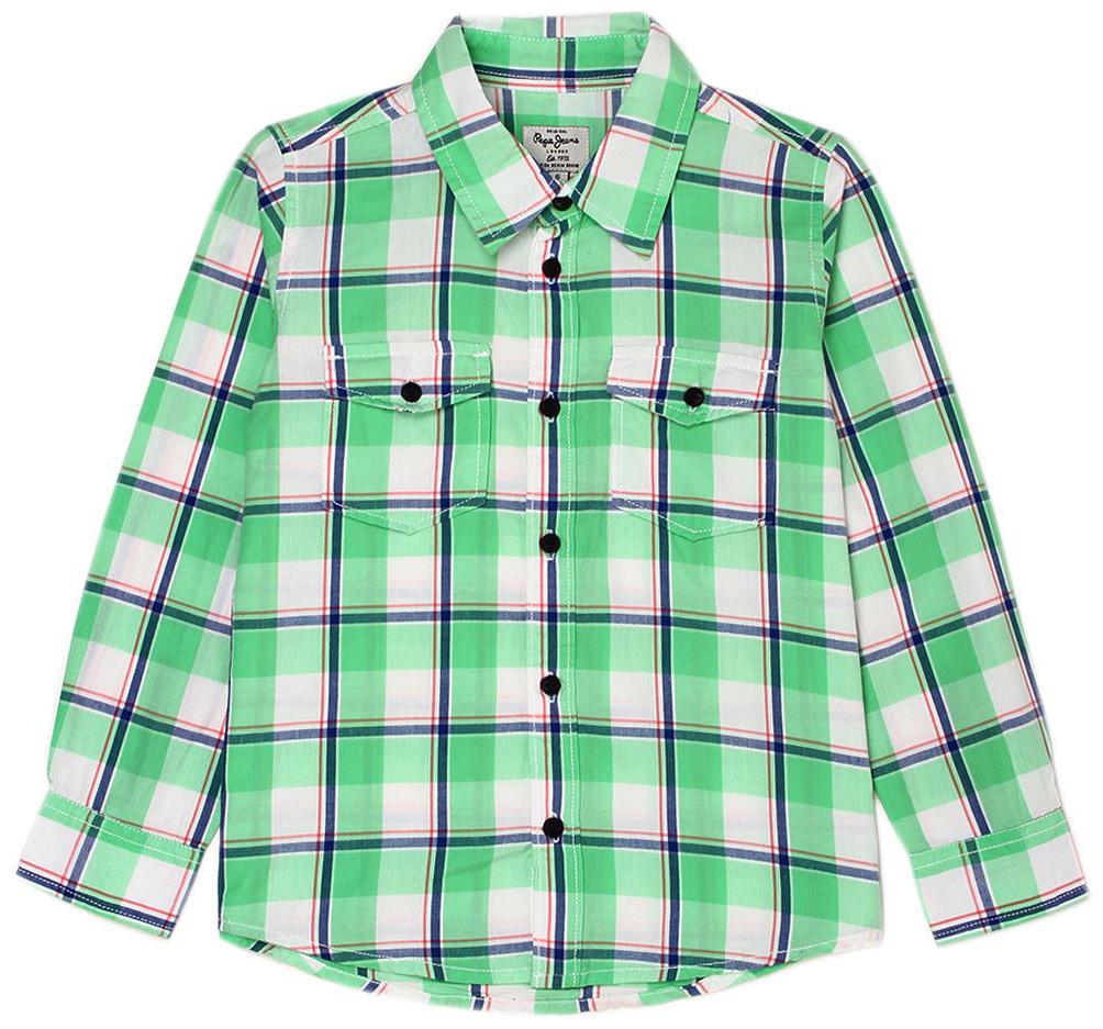 

Pepe Jeans Boy Cotton Checked Shirt Green