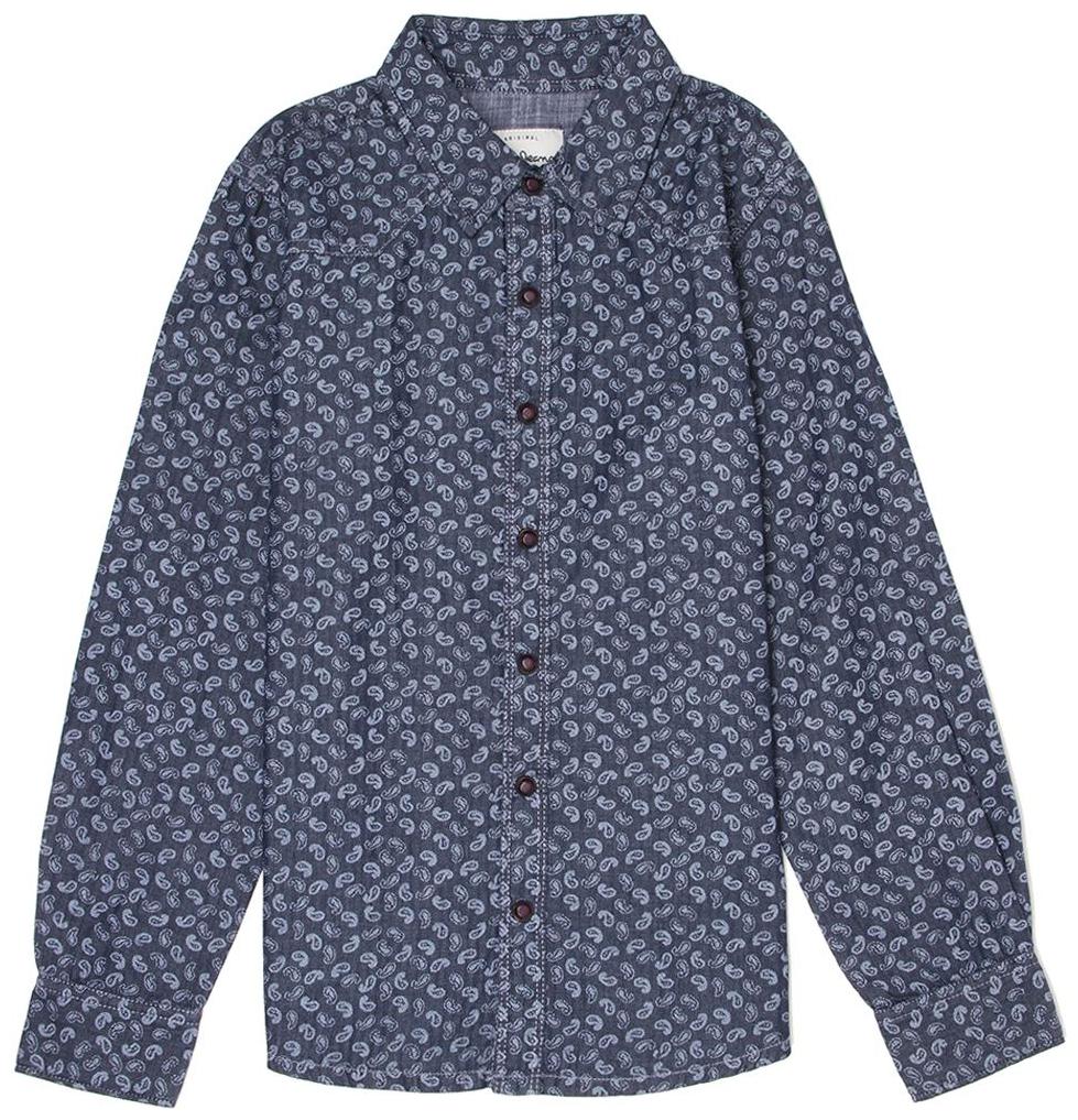 

Pepe Jeans Boy Cotton Printed Shirt Blue