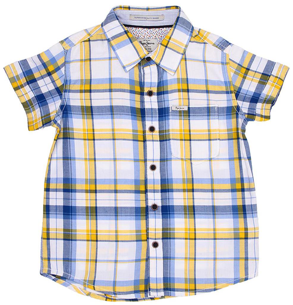 

Pepe Jeans Boy Cotton Checked Shirt Yellow
