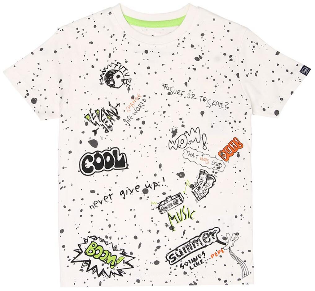 

Pepe Jeans Boy Cotton Printed T-shirt - Beige