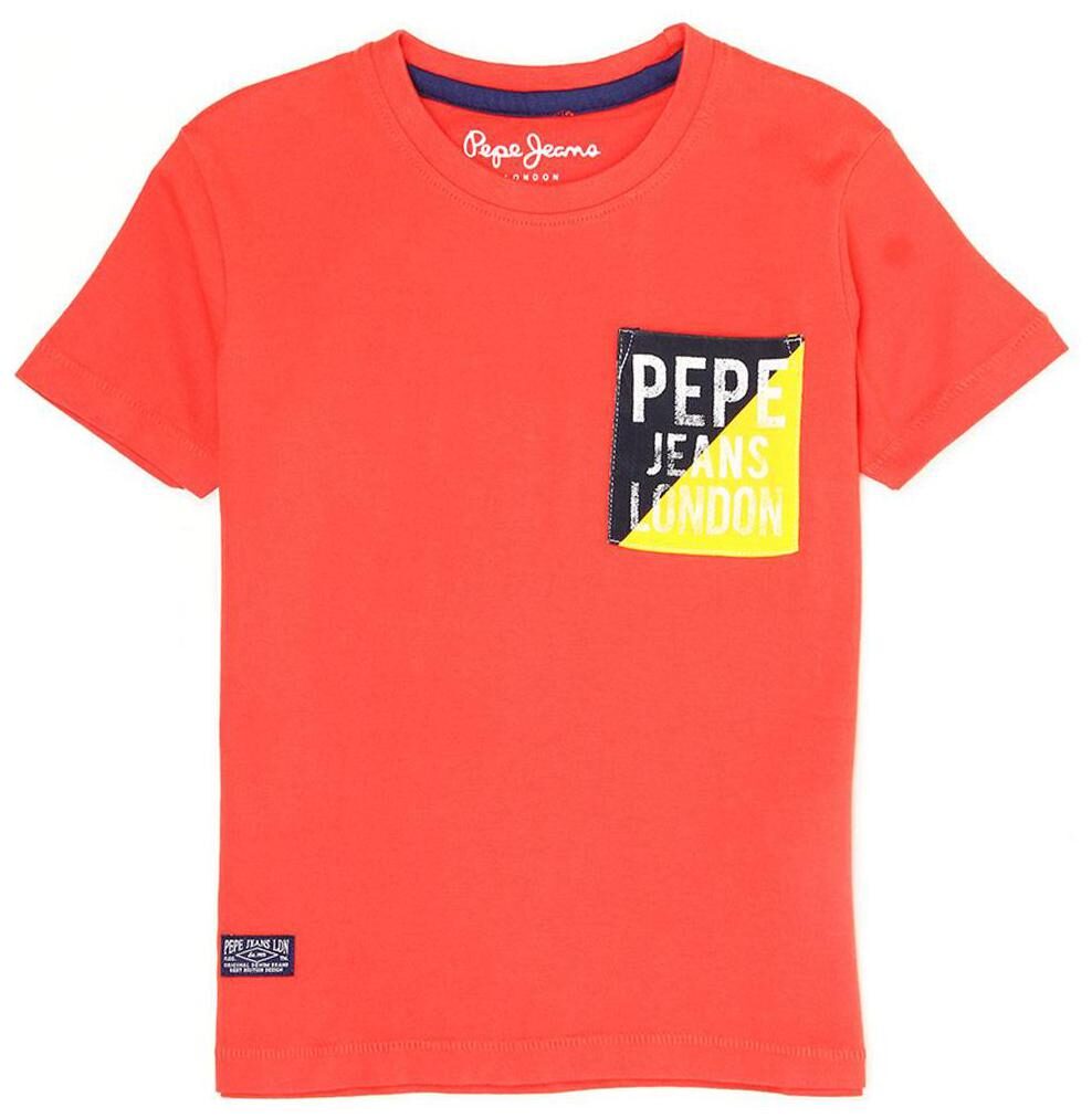 

Pepe Jeans Boy Cotton Solid T-shirt - Red