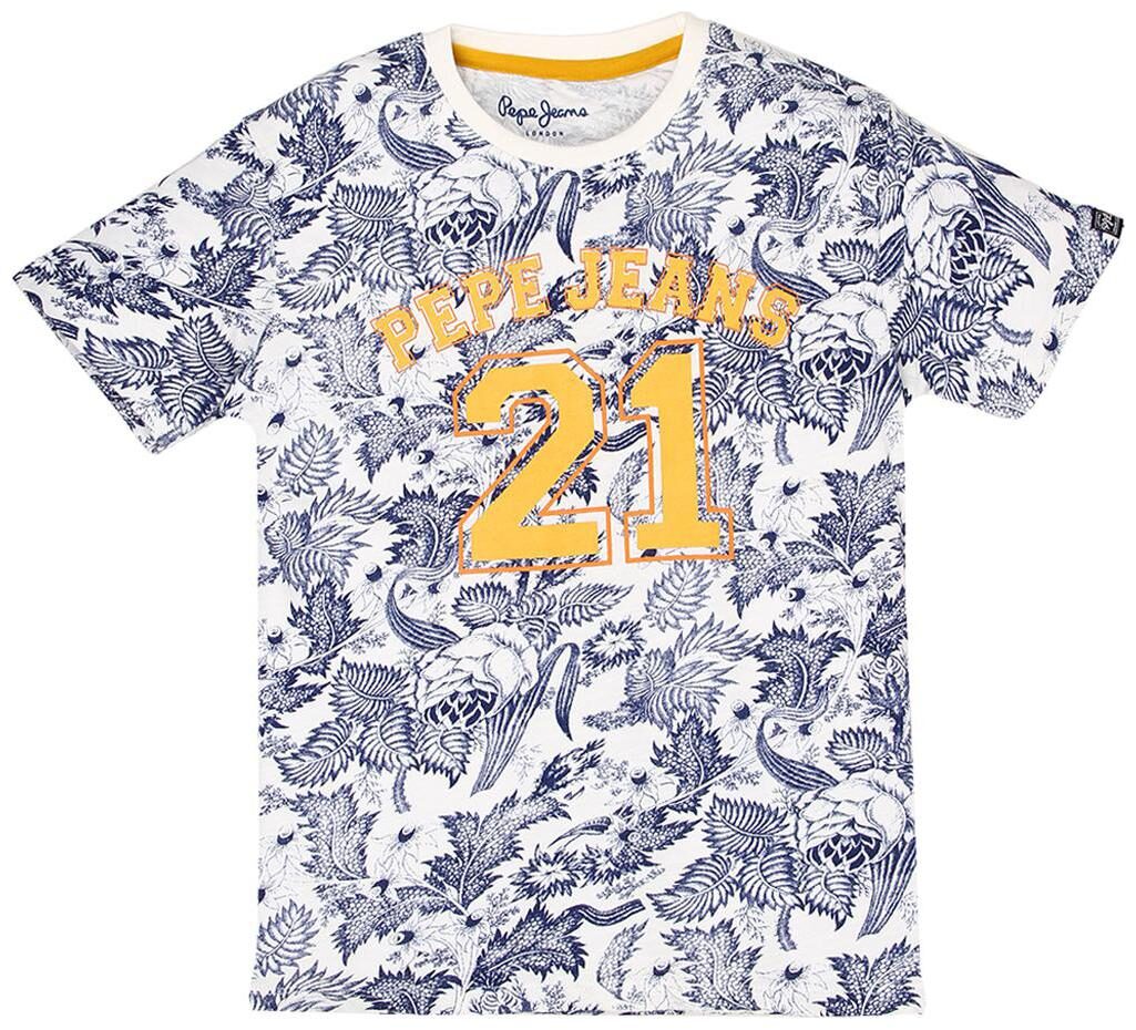 

Pepe Jeans Boy Cotton Printed T-shirt - Multi
