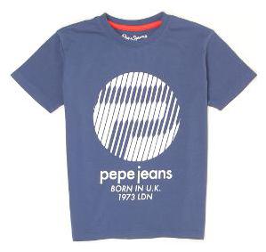 

Pepe Jeans Boy Cotton Printed T-shirt - Blue