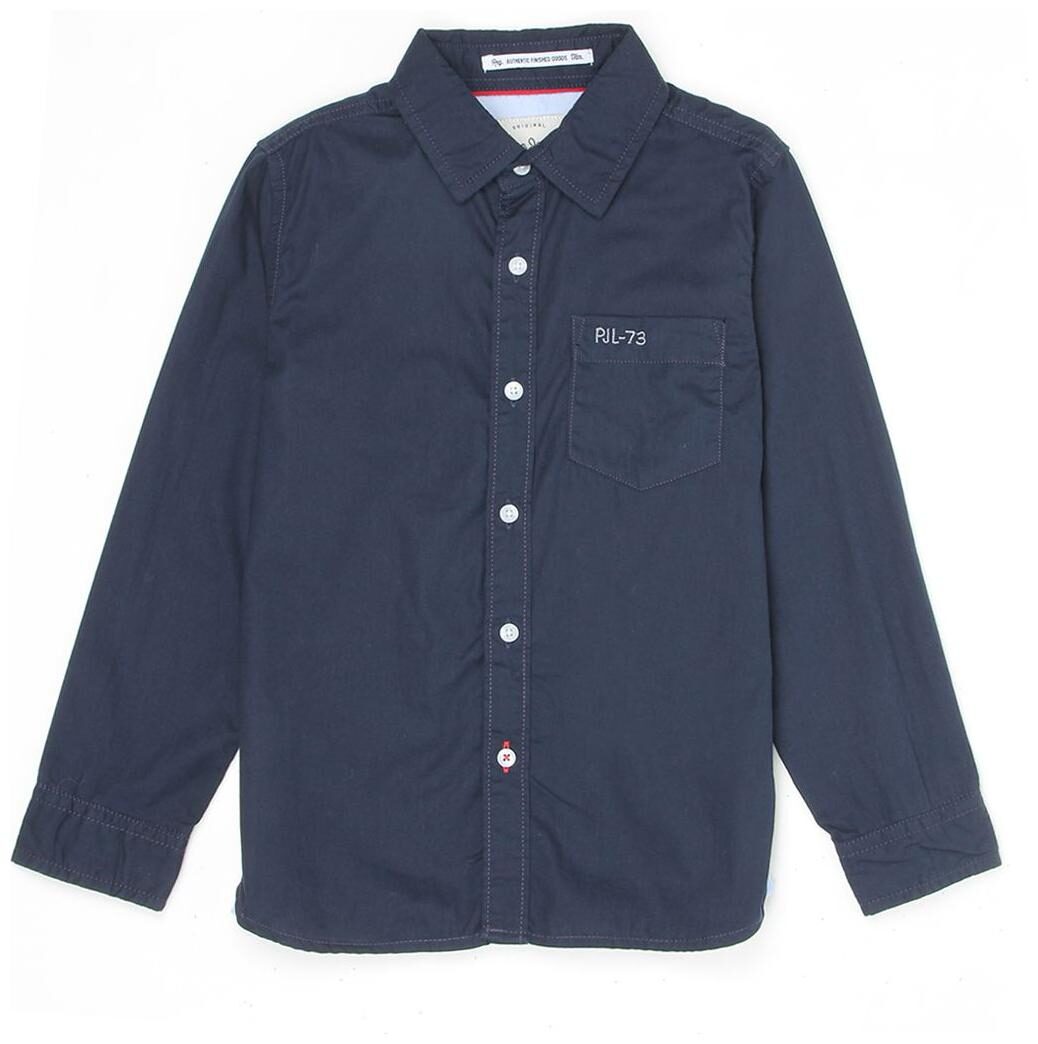 

Pepe Jeans Boy Cotton blend Solid Shirt Blue
