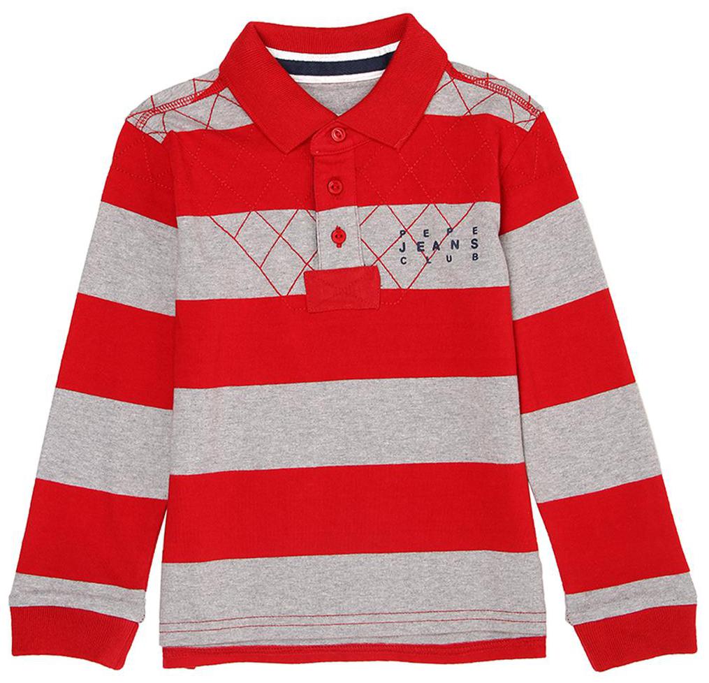 

Pepe Jeans Boy Cotton Striped T-shirt - Red