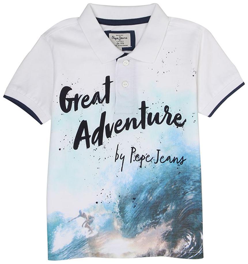 

Pepe Jeans Boy Cotton Printed T-shirt - White