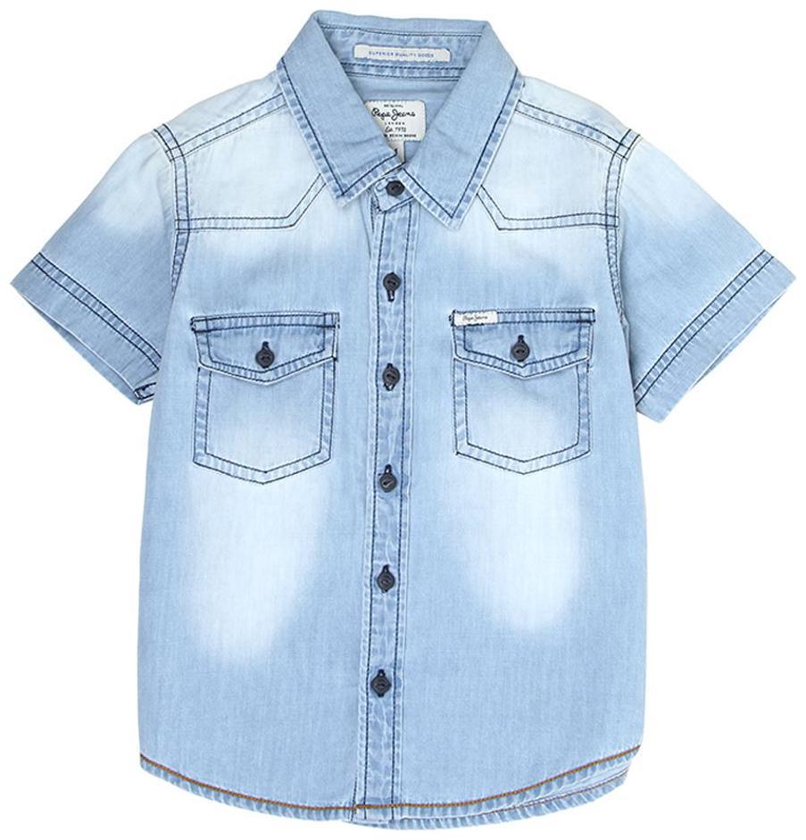 

Pepe Jeans Boy Denim Solid Shirt Blue
