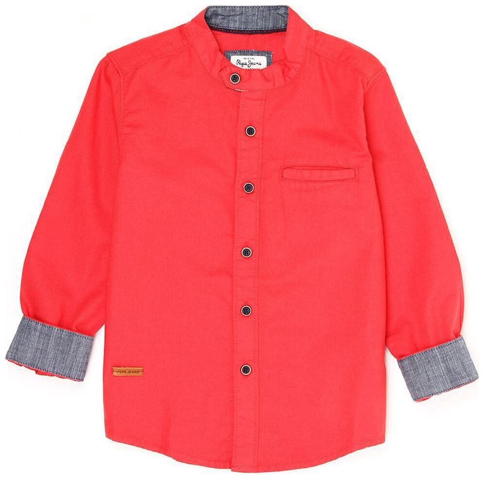 

Pepe Jeans Boy Cotton Solid Shirt Red