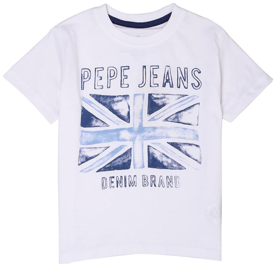 

Pepe Jeans Boy Cotton Printed T-shirt - White