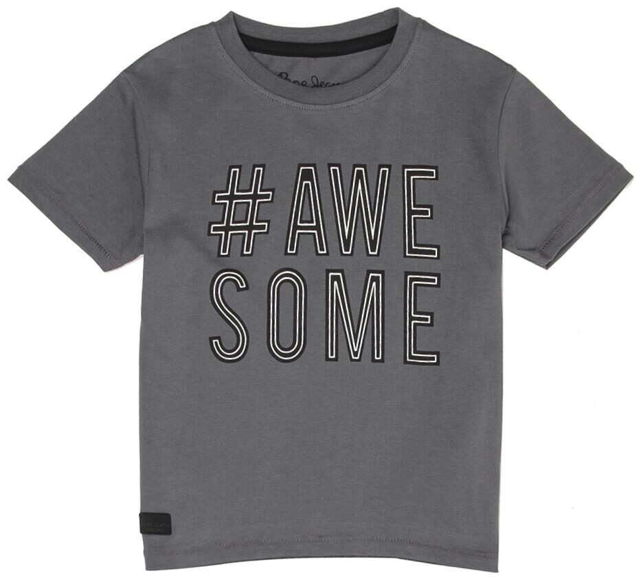 

Pepe Jeans Boy Cotton Printed T-shirt - Grey