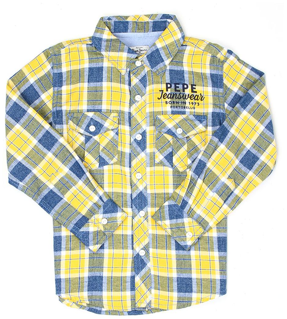 

Pepe Jeans Boy Cotton Checked Shirt Yellow