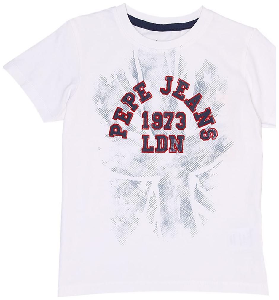 

Pepe Jeans Boy Cotton Printed T-shirt - White