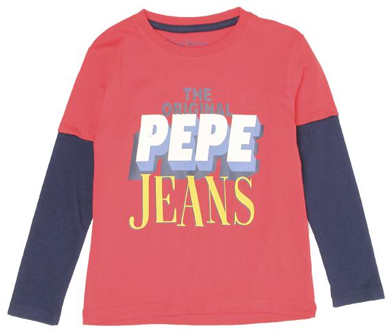 

Pepe Jeans Boy Cotton blend Printed T-shirt - Red