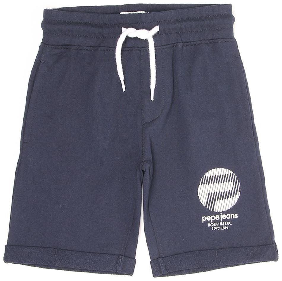 

Pepe Jeans Boys Blue Solid Shorts (Blue)