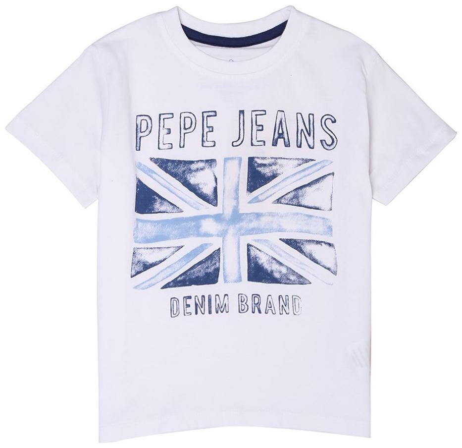 

Pepe Jeans Boy Cotton Printed T-shirt - White