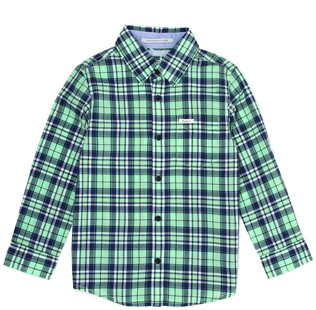 

Pepe Jeans Boy Cotton Checked Shirt Green